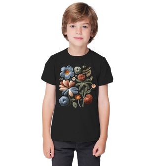 Obrázek 1 produktu Dětské tričko Háčkované Jarní Květiny