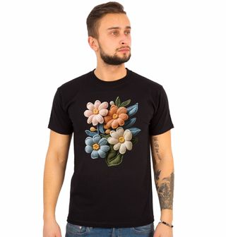 Obrázek 1 produktu Pánské tričko Háčkované Luční Květiny