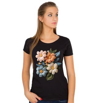 Obrázek 1 produktu Dámské tričko Háčkované Luční Květiny