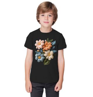 Obrázek 1 produktu Dětské tričko Háčkované Luční Květiny