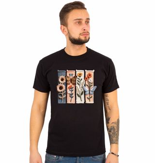 Obrázek 1 produktu Pánské tričko Háčkovaný Herbář Květin a Motýlů