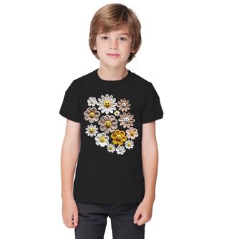 Obrázek 1 produktu Dětské tričko Háčkované Kopretiny