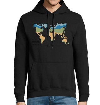 Obrázek 1 produktu Pánská mikina Mapa světa Klimatické Pásy
