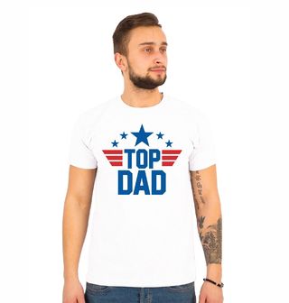 Obrázek 1 produktu Pánské tričko Táta Pilot Top Dad Top Gun