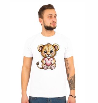 Obrázek 1 produktu Pánské tričko Lvíče se Srdcem