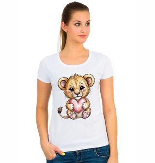 Obrázek 1 produktu Dámské tričko Lvíče se Srdcem