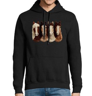 Obrázek 1 produktu Pánská mikina Háčkované Koně