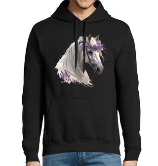 Obrázek 1 produktu Pánská mikina Bílý Kůň s Květinovou Korunou