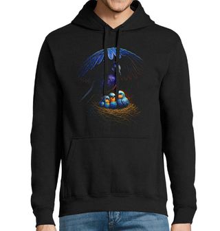 Obrázek 1 produktu Pánská mikina Vlaštovka obecná s Mláďaty