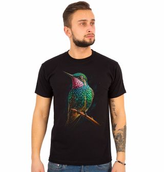 Obrázek 1 produktu Pánské tričko Kolibřík na Větvi