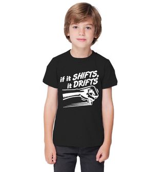 Obrázek 1 produktu Dětské tričko Když to řadí, tak to driftuje