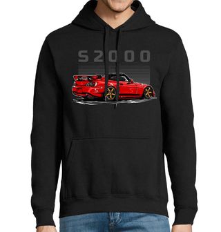 Obrázek 1 produktu Pánská mikina Červená Honda S2000