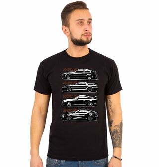 Obrázek 1 produktu Pánské tričko Generace Toyota Supra MK.2 - MK.5