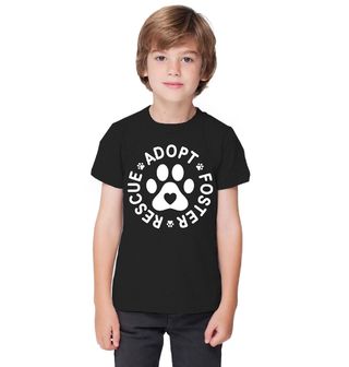 Obrázek 1 produktu Dětské tričko Adoptuj Adopt Foster Rescue