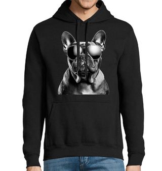 Obrázek 1 produktu Pánská mikina Francouzský buldoček s Brýlemi