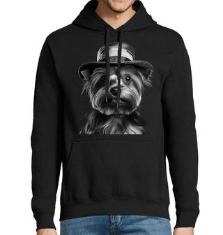 Obrázek 1 produktu Pánská mikina Jorkšírský teriér s Kloboukem