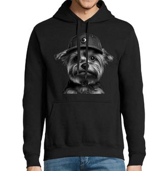 Obrázek 1 produktu Pánská mikina Jorkšírský teriér s Kšiltovkou