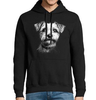 Obrázek 1 produktu Pánská mikina Norfolský teriér Skica