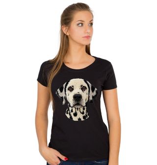 Obrázek 1 produktu Dámské tričko Háčkovaný Dalmatian