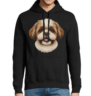 Obrázek 1 produktu Pánská mikina Háčkovaný Shih-tzu