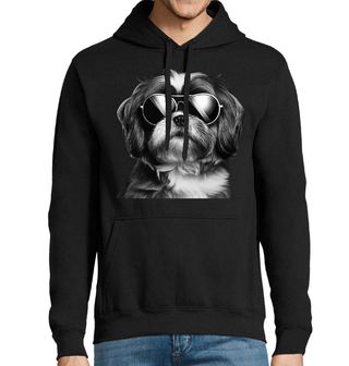 Obrázek 1 produktu Pánská mikina Shih-tzu s Brýlemi