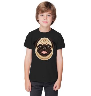 Obrázek 1 produktu Dětské tričko Háčkovaný Mops