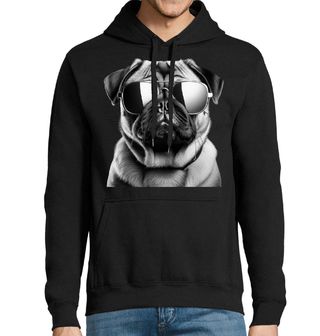 Obrázek 1 produktu Pánská mikina Mops s Brýlemi