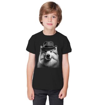 Obrázek 1 produktu Dětské tričko Samojed s Kloboukem