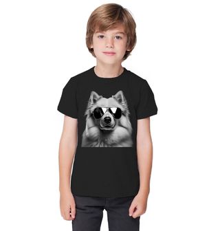 Obrázek 1 produktu Dětské tričko Samojed s Brýlemi