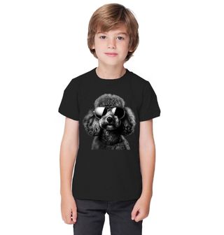 Obrázek 1 produktu Dětské tričko Pudl s Brýlemi