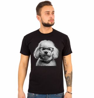 Obrázek 1 produktu Pánské tričko Chytrý Bišonek s Brýlemi