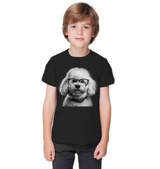 Obrázek 1 produktu Dětské tričko Chytrý Bišonek s Brýlemi