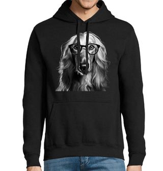 Obrázek 1 produktu Pánská mikina Chytrý Afghánský chrt s Brýlemi