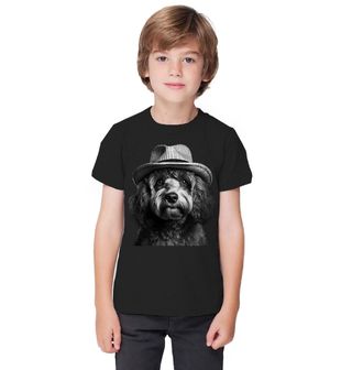 Obrázek 1 produktu Dětské tričko Cockapoo s Kloboukem