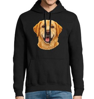 Obrázek 1 produktu Pánská mikina Zlatý Háčkovaný Labradorský retrívr