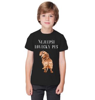 Obrázek 1 produktu Dětské tričko Jezevčík Nejlepší lovecký pes