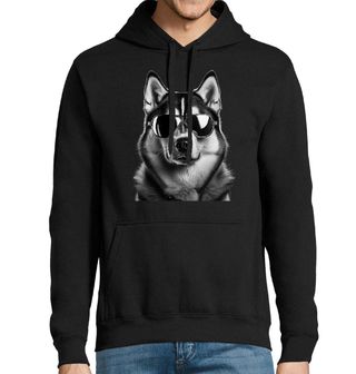 Obrázek 1 produktu Pánská mikina Sibiřský husky s Brýlemi