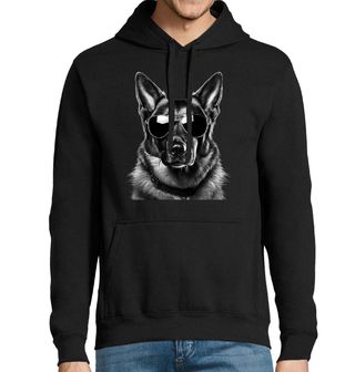 Obrázek 1 produktu Pánská mikina Německý ovčák s Brýlemi