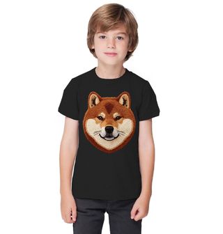Obrázek 1 produktu Dětské tričko Háčkovaná Shiba-Inu