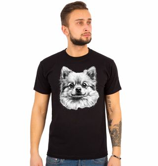 Obrázek 1 produktu Pánské tričko Pomeranian Skica