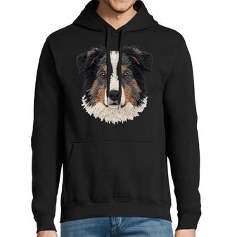 Obrázek 1 produktu Pánská mikina Háčkovaná Border kolie