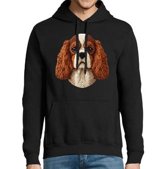 Obrázek 1 produktu Pánská mikina Hnědý Háčkovaný Kavalír king charles španěl