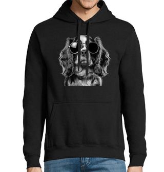 Obrázek 1 produktu Pánská mikina Kavalír king charles španěl s Brýlemi