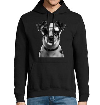 Obrázek 1 produktu Pánská mikina Jack Russell teriér s Brýlemi