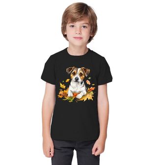 Obrázek 1 produktu Dětské tričko Jack Russel Terrier v Listí
