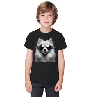 Obrázek 1 produktu Dětské tričko Finský špic s Brýlemi