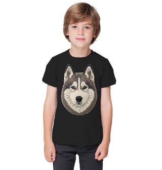 Obrázek 1 produktu Dětské tričko Háčkovaný Aljašský malamut