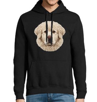 Obrázek 1 produktu Pánská mikina Háčkovaná Bílá Tibetská doga