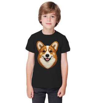Obrázek 1 produktu Dětské tričko Háčkovaný Corgi Pembroke