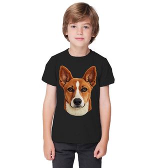 Obrázek 1 produktu Dětské tričko Háčkovaný Basenji